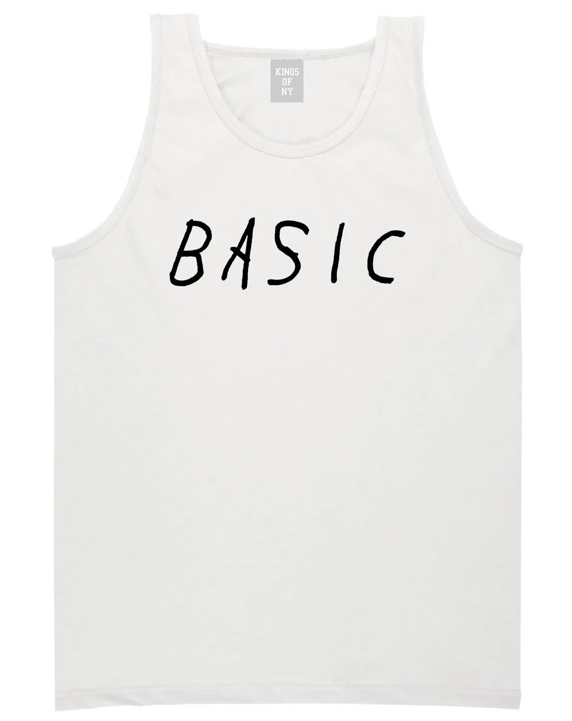 Basic Plain Mens Tank Top Shirt