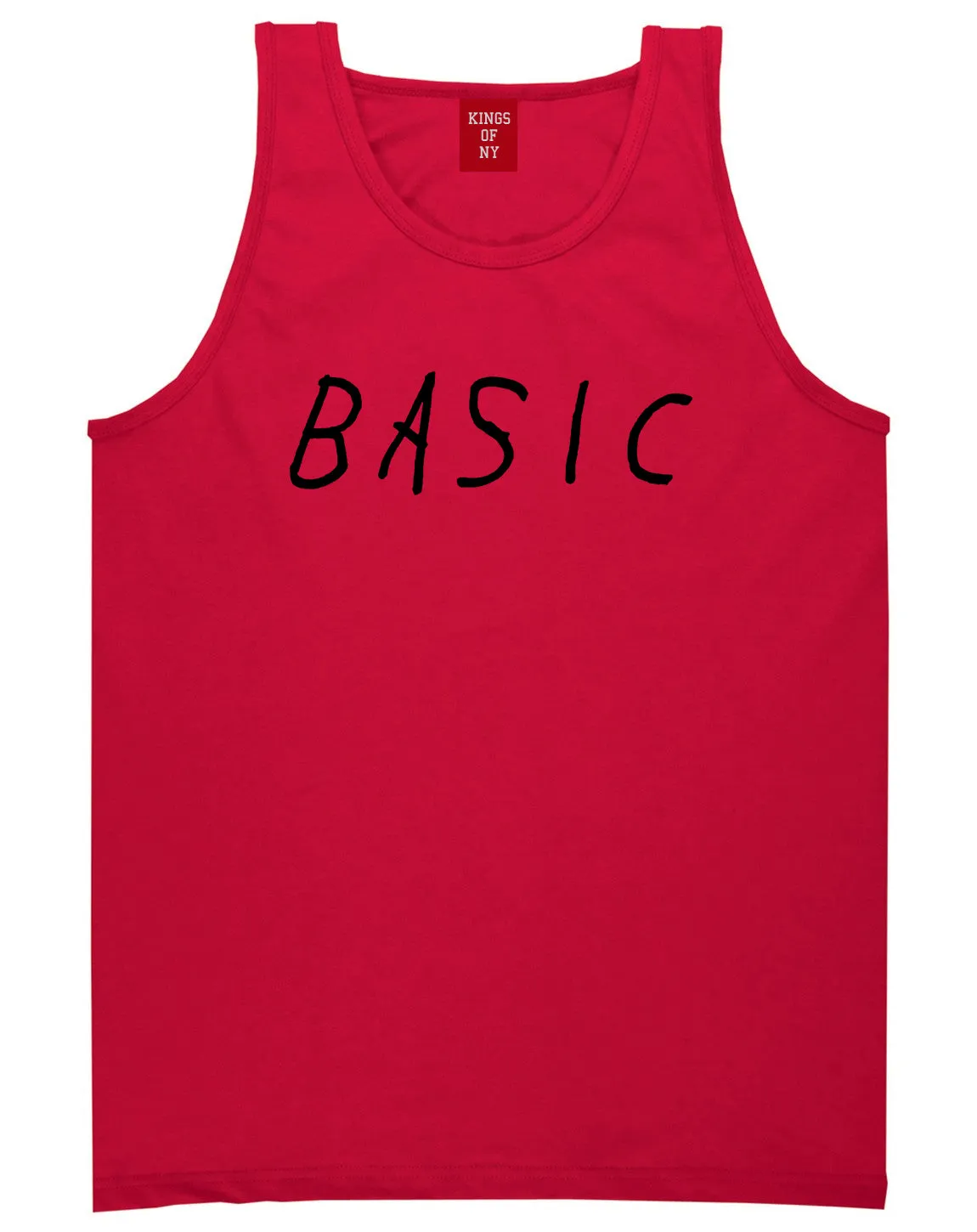 Basic Plain Mens Tank Top Shirt