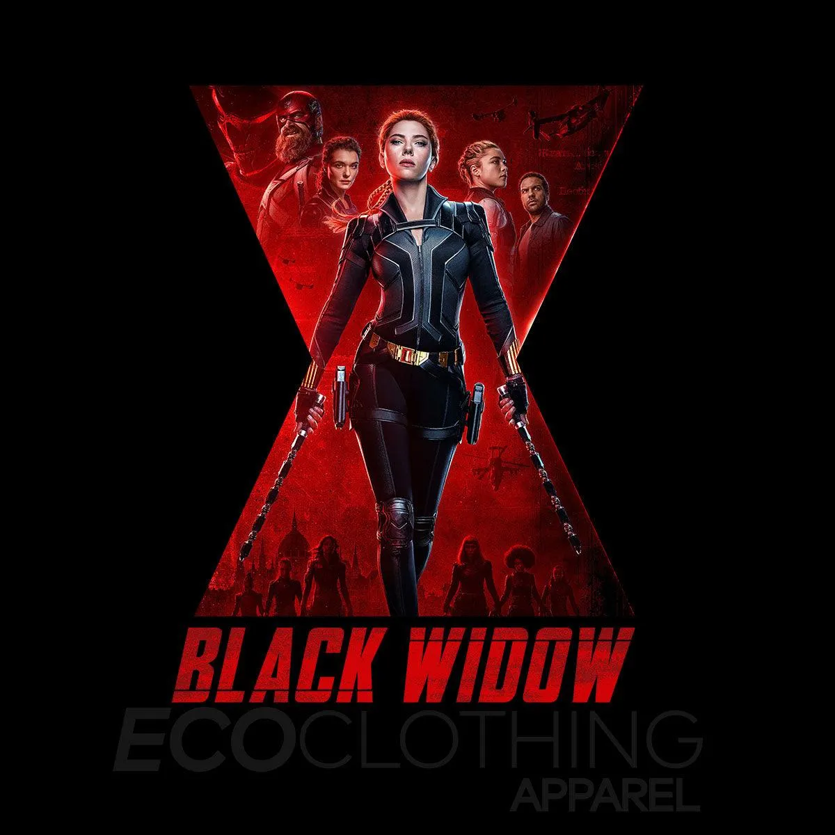 Black Widow Movie Tee Action Marvel Adventure Superhero Adult Gift Unisex Tank Top