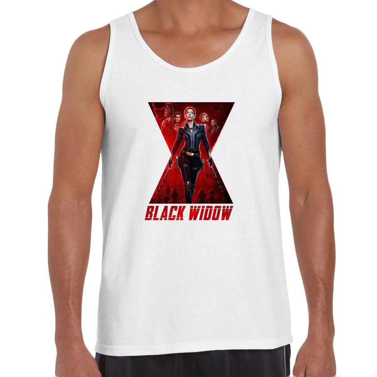 Black Widow Movie Tee Action Marvel Adventure Superhero Adult Gift Unisex Tank Top