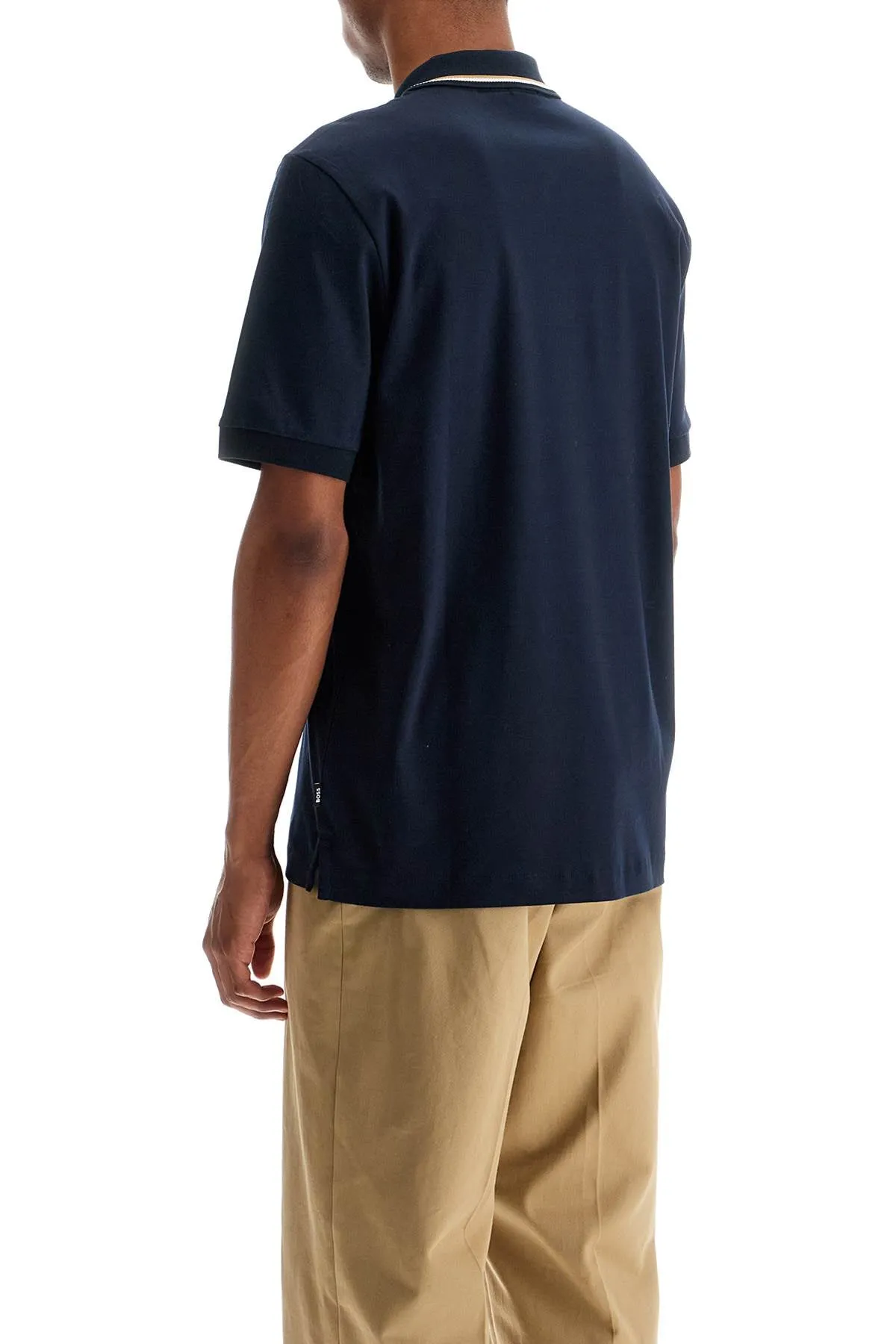 Boss Penrose Polo Shirt In Mercerized Cotton