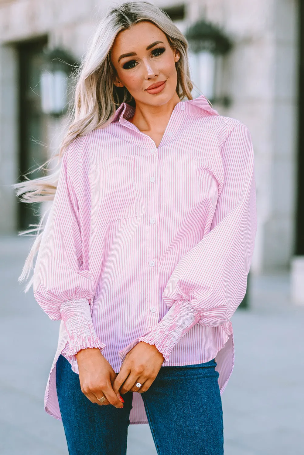 Button-Down Shirt with Cuffs