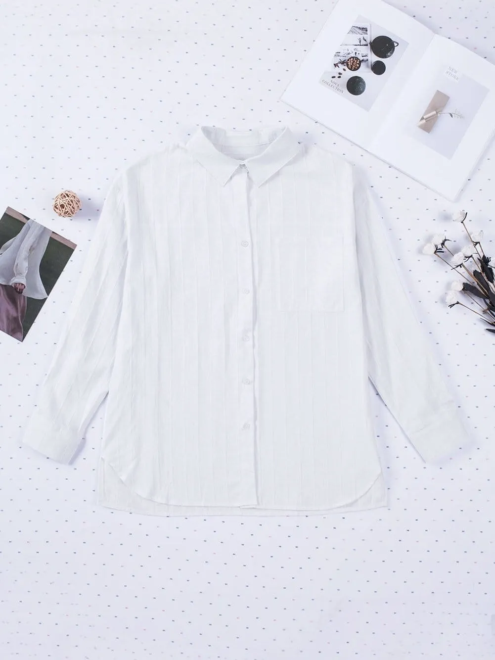 Button-Down Shirt with Cuffs