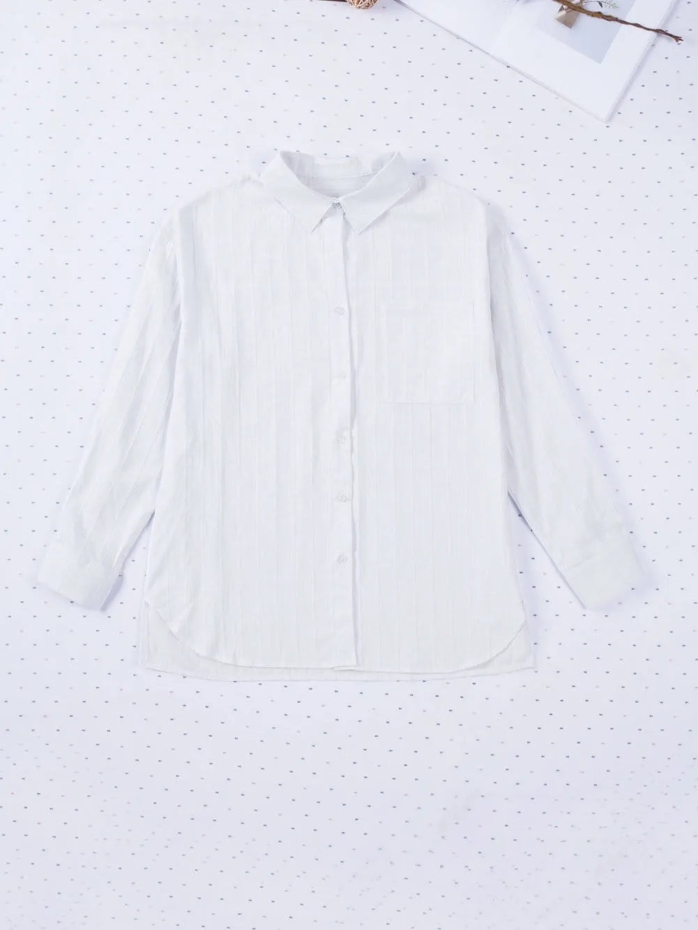 Button-Down Shirt with Cuffs