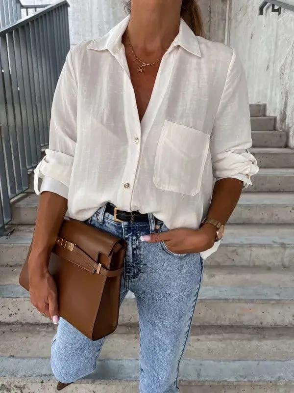 Button-Down Shirt with Cuffs