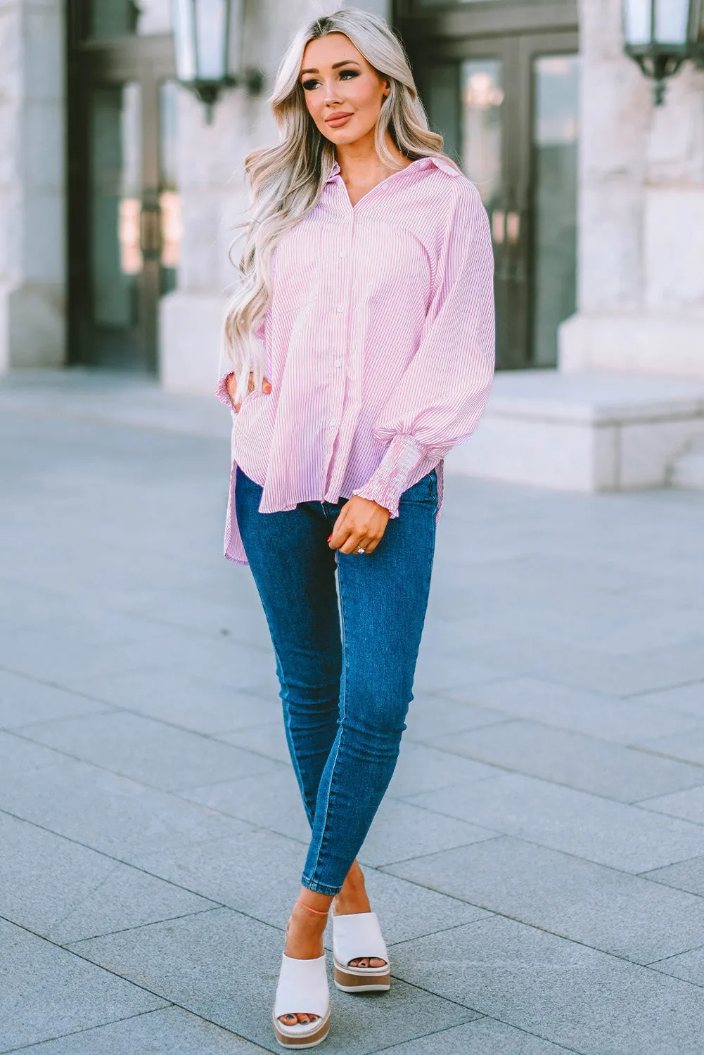 Button-Down Shirt with Cuffs