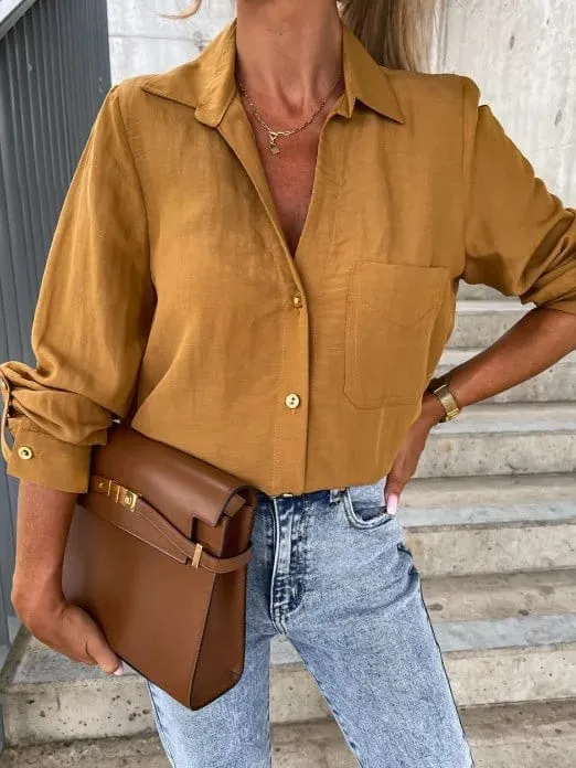 Button-Down Shirt with Cuffs