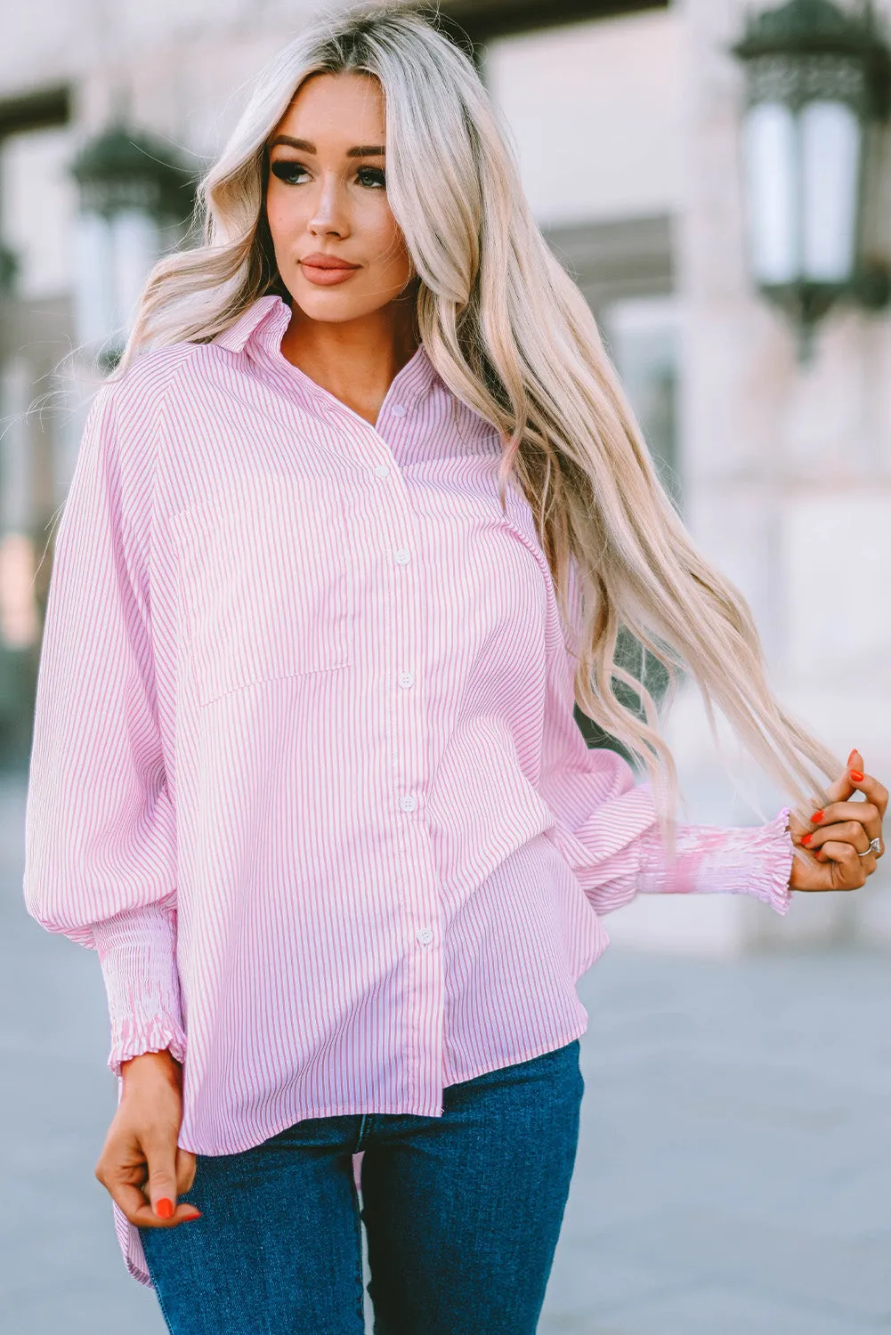 Button-Down Shirt with Cuffs