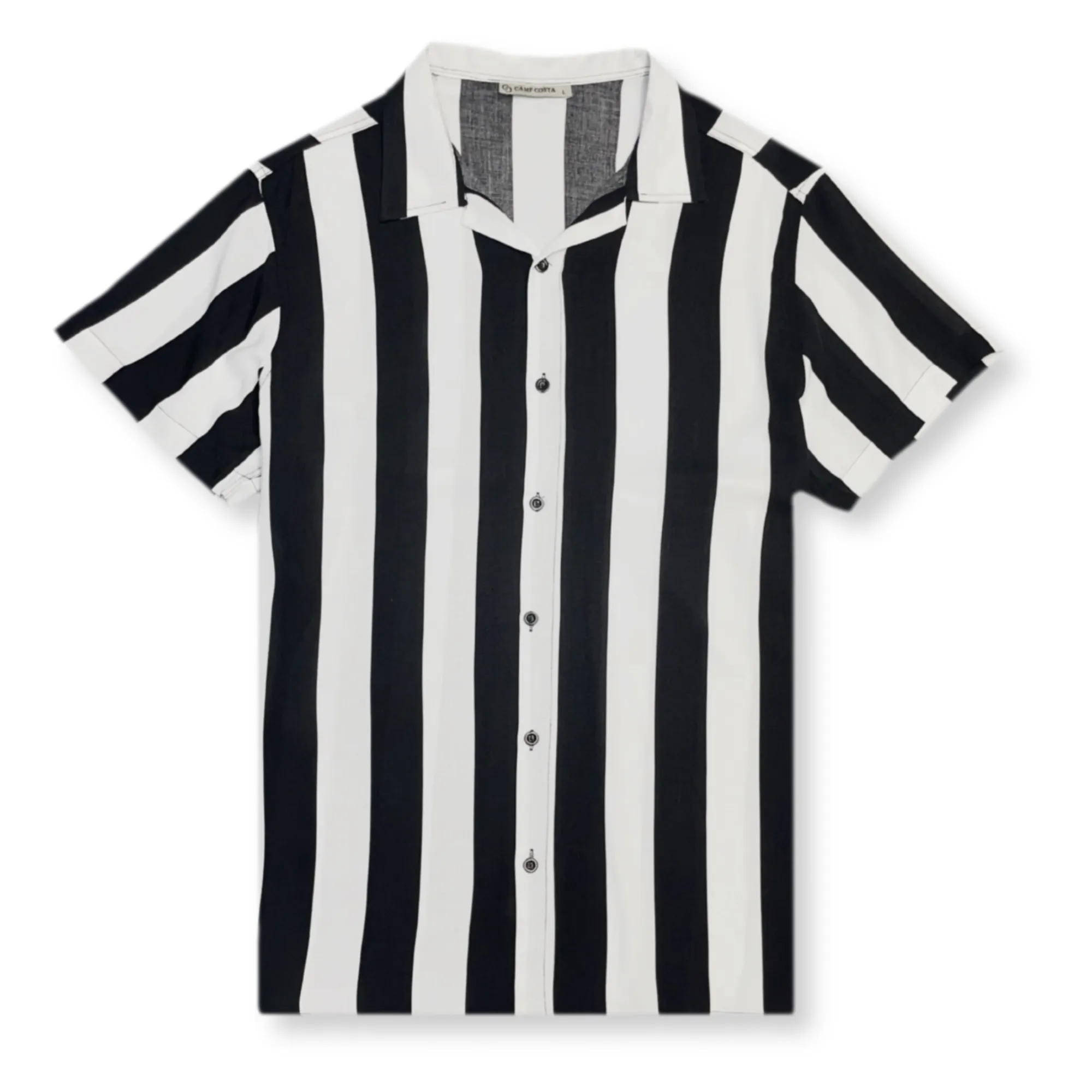 Camara Striped Revere Collar Shirt