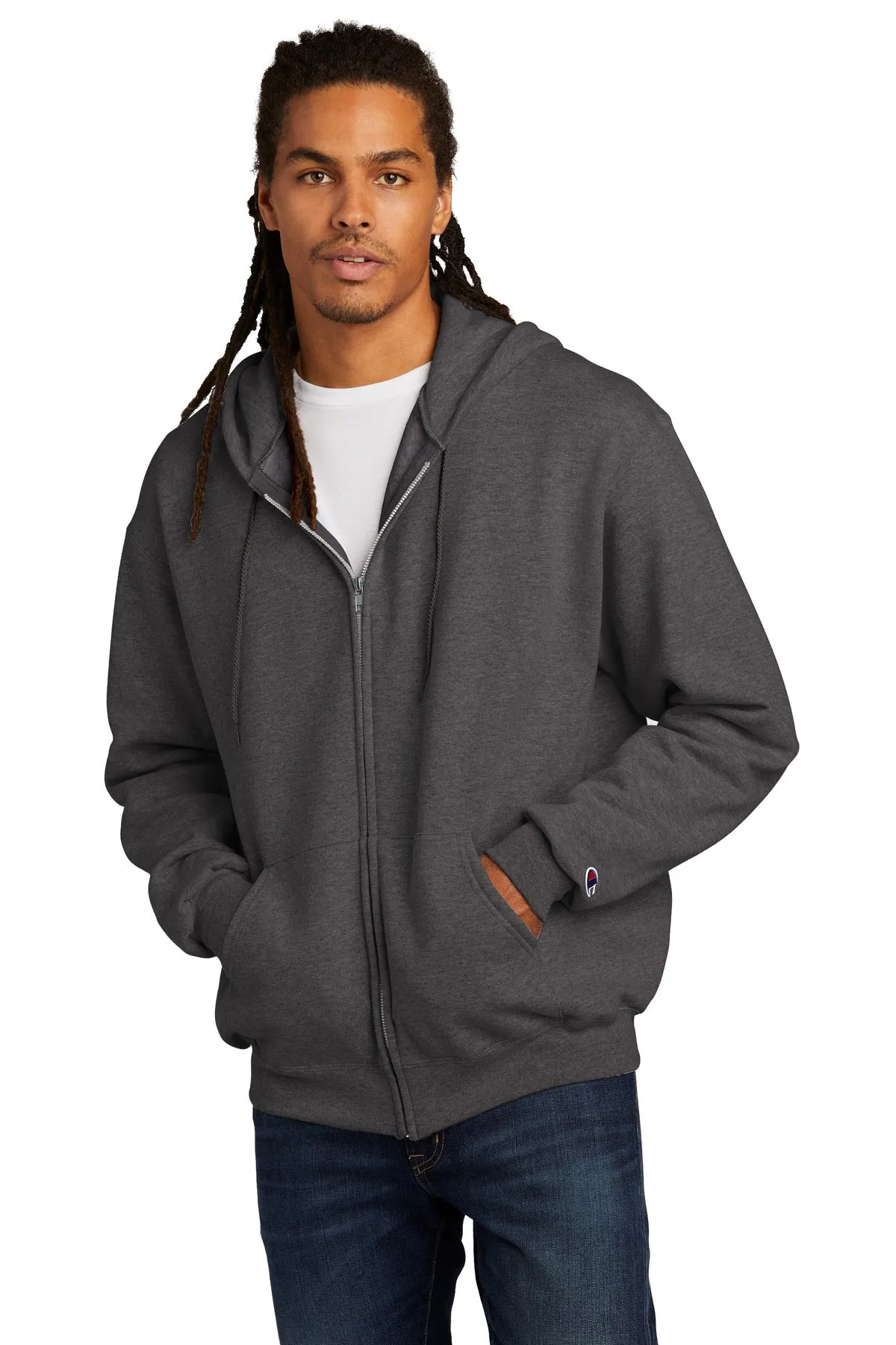 Champion Powerblend Full-Zip Hoodie.S800