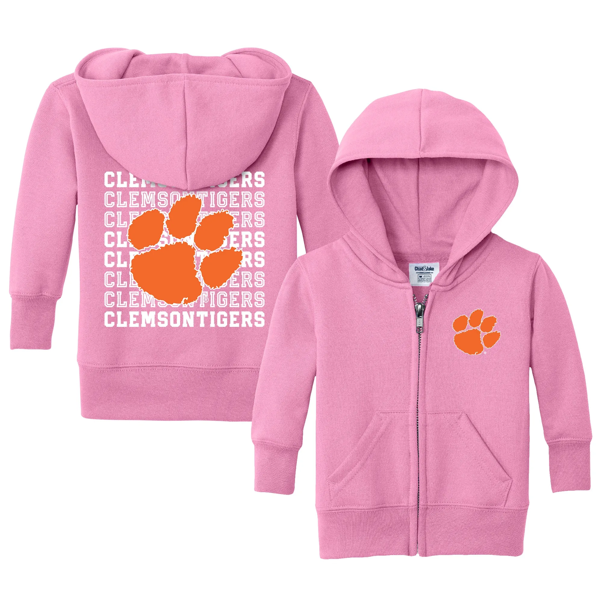 Clemson Tigers Retro Infant Full-Zip Sweatshirt