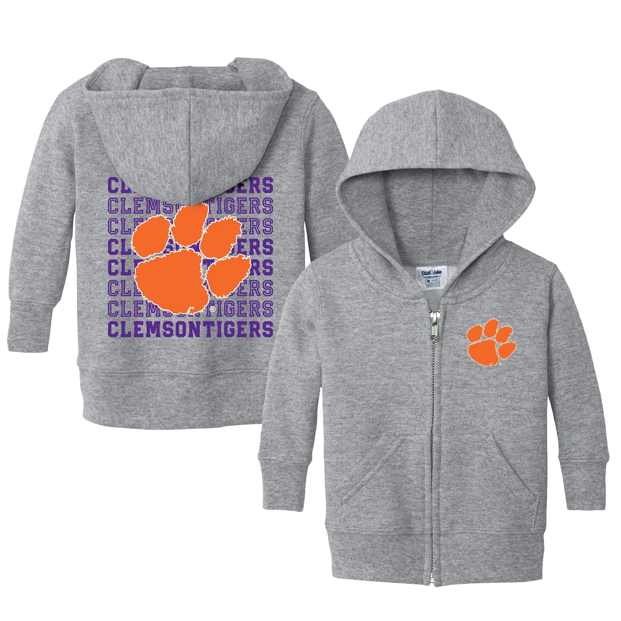 Clemson Tigers Retro Infant Full-Zip Sweatshirt