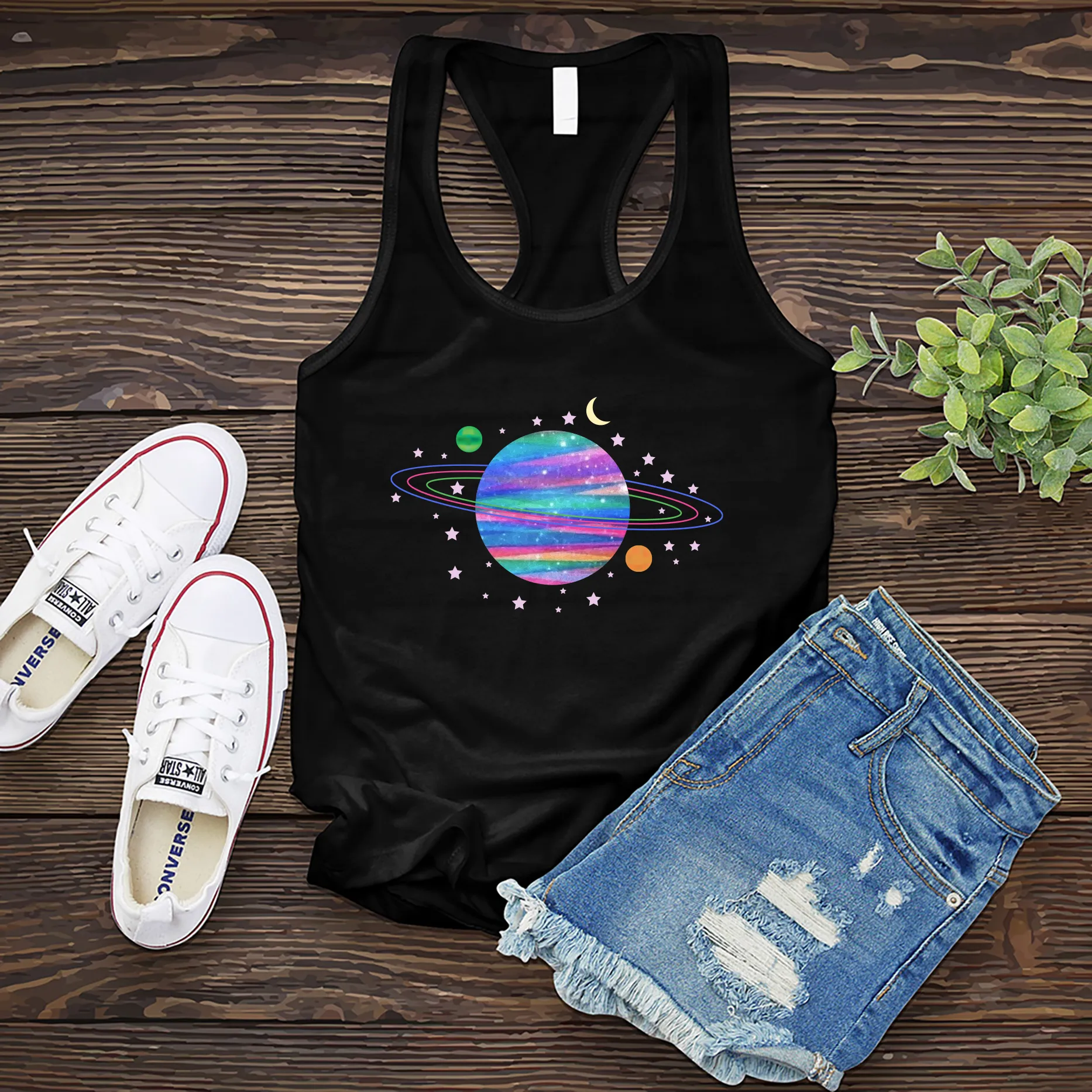 Colorful Planet Women's Tank Top