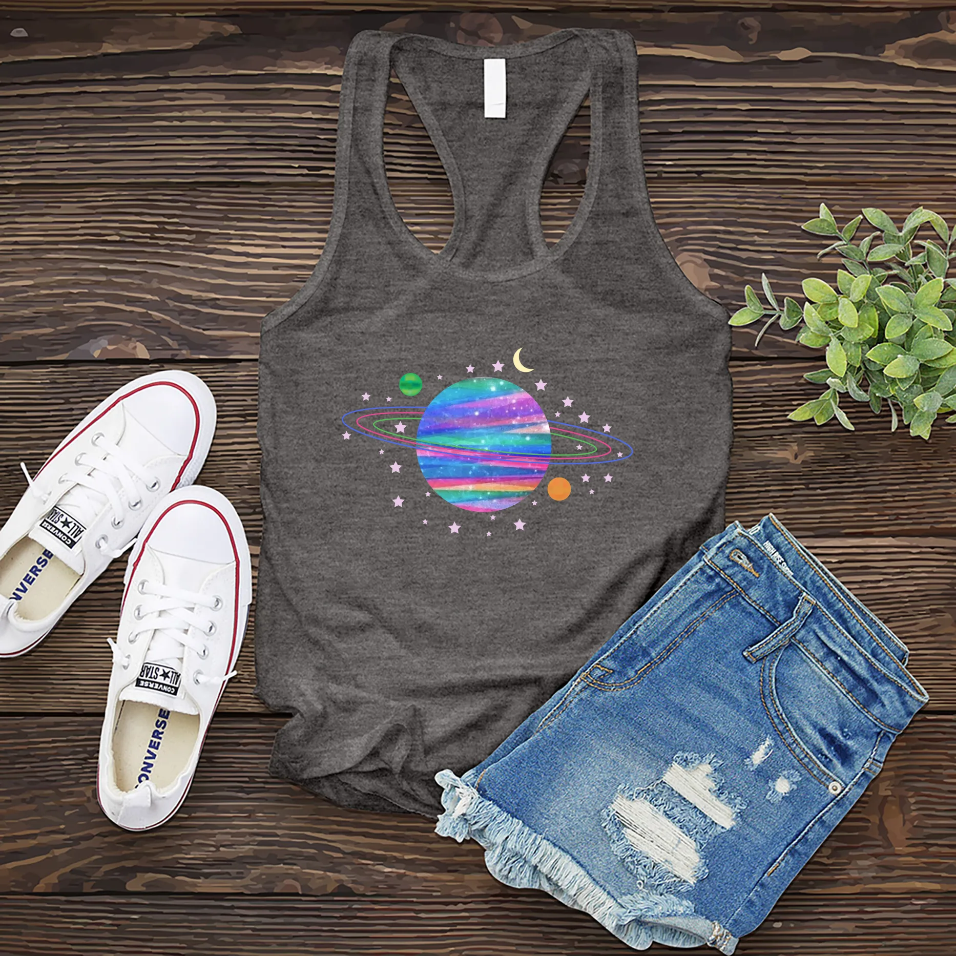 Colorful Planet Women's Tank Top