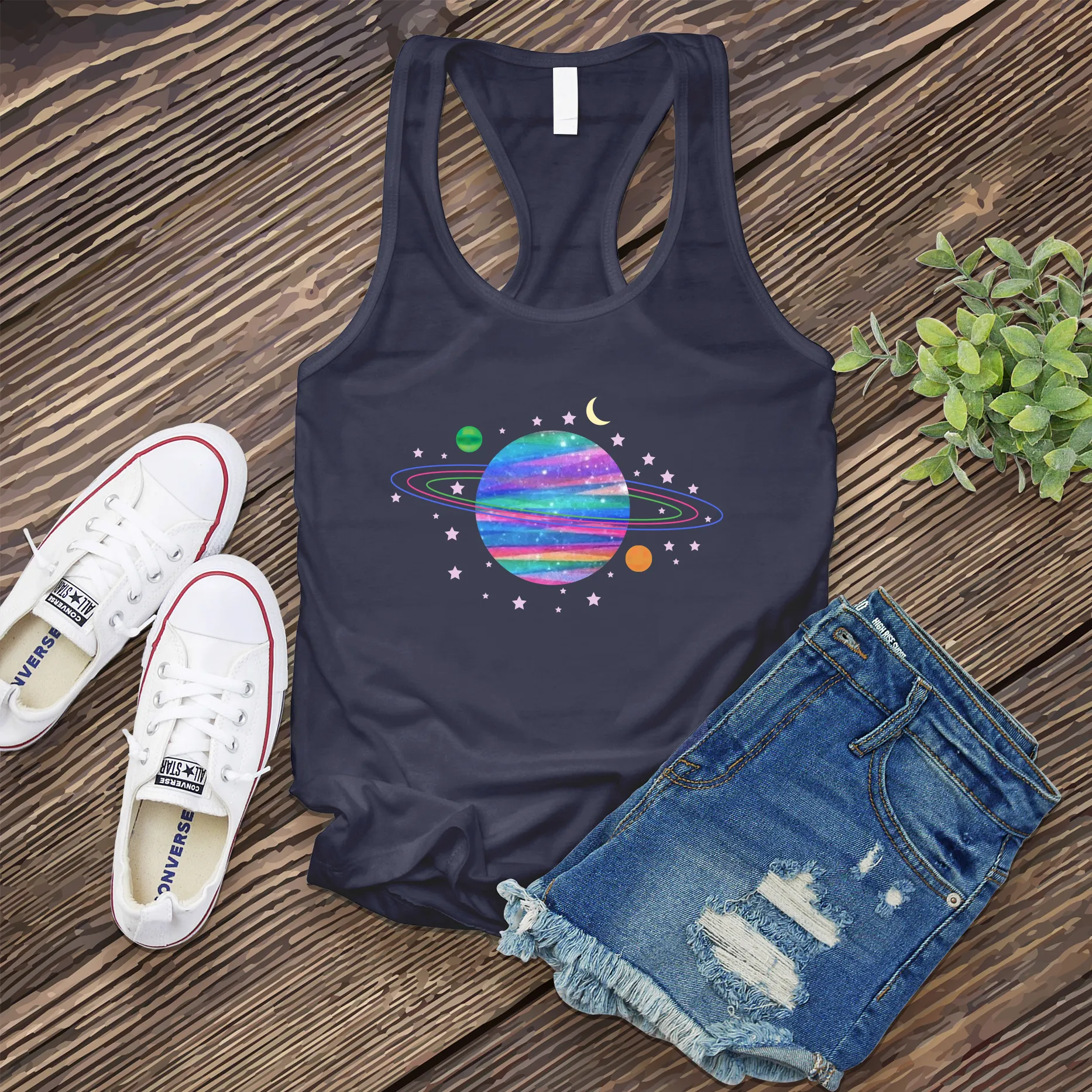 Colorful Planet Women's Tank Top