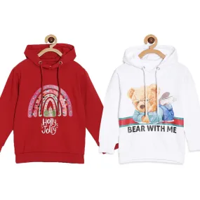 Combo of 2 Kids Hooded Sweatshirts