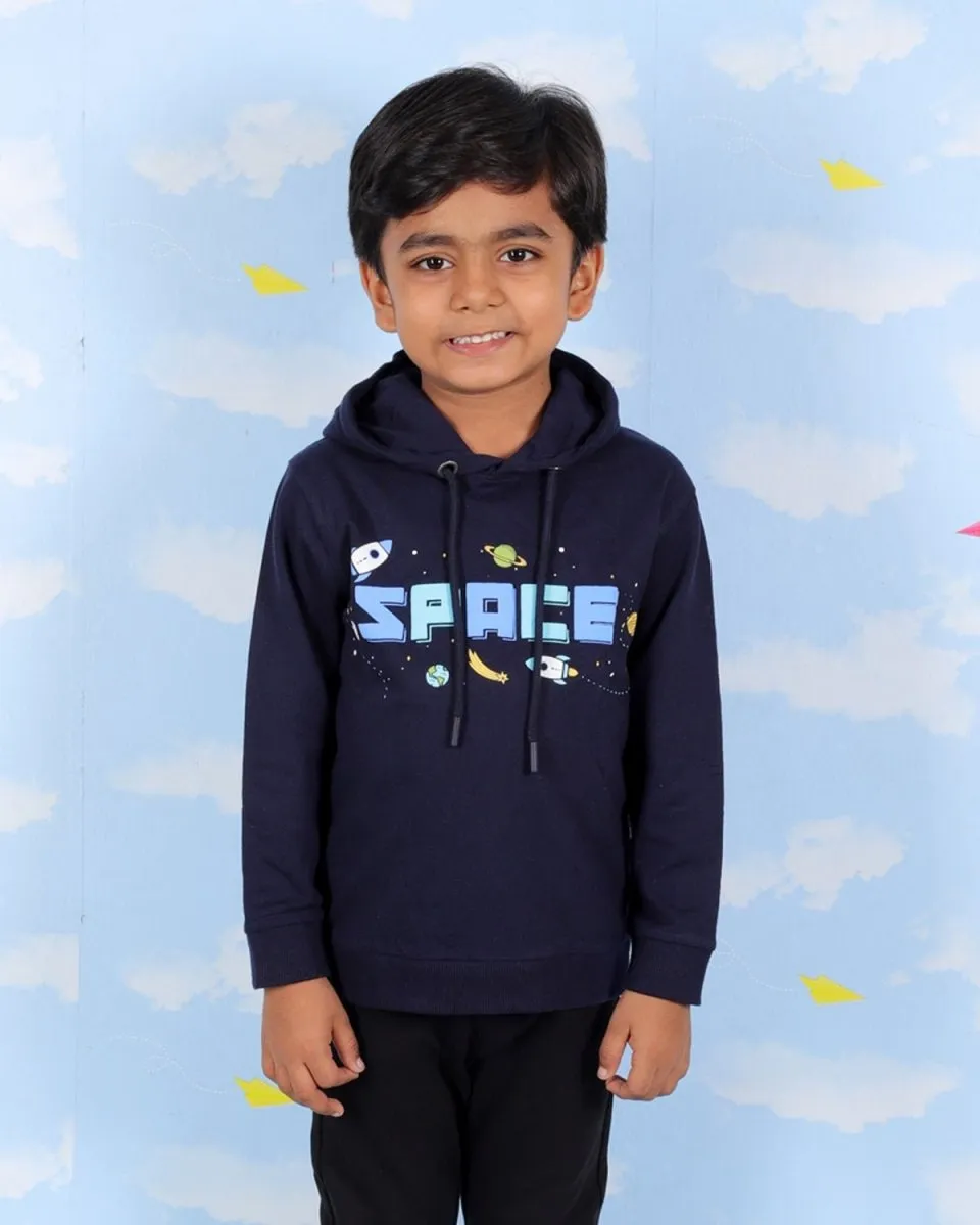 Combo of 2 Kids Hooded Sweatshirts