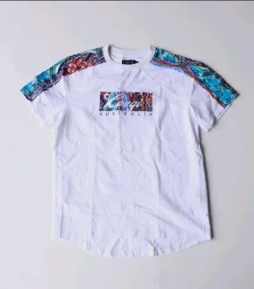 COOGI CLASSIC STRIPED TEE (BLUE RED)