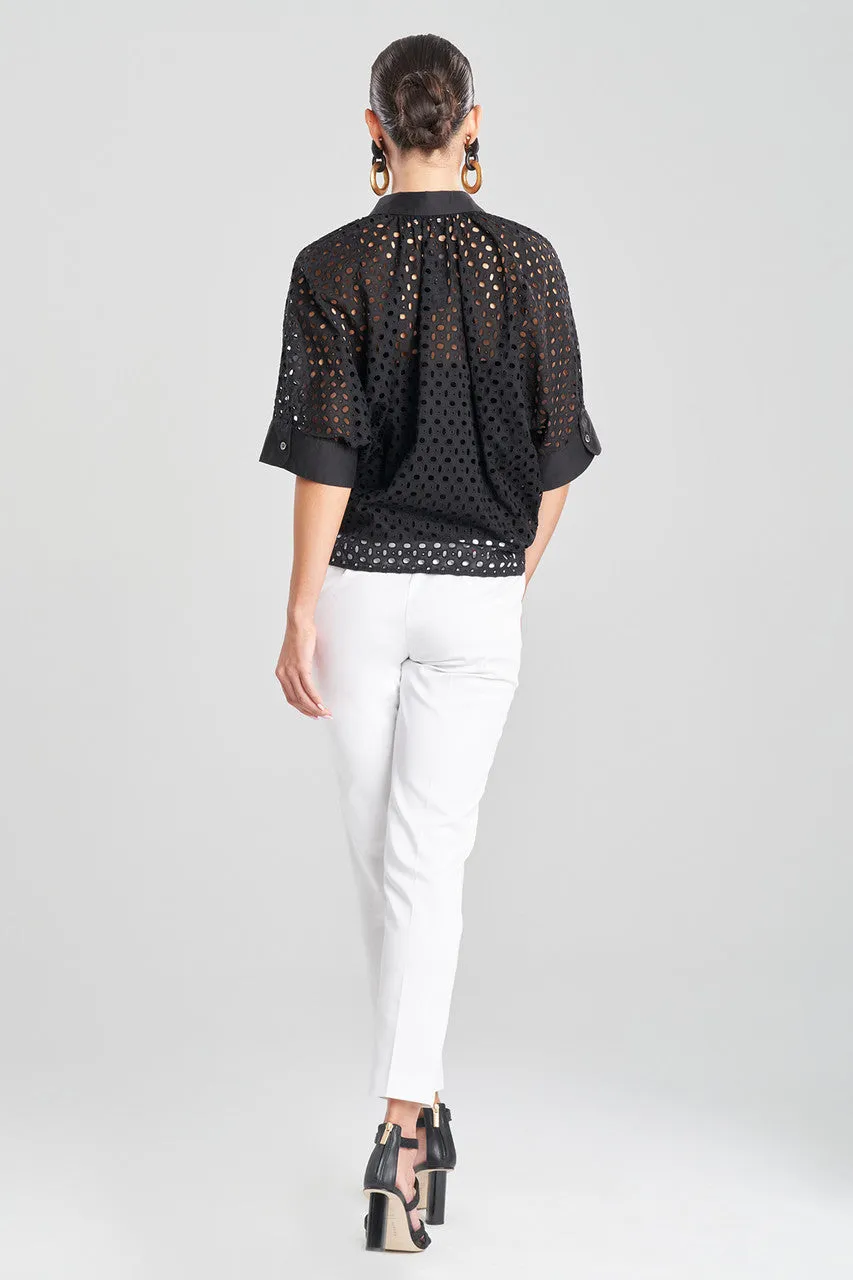 Cotton Eyelet Top