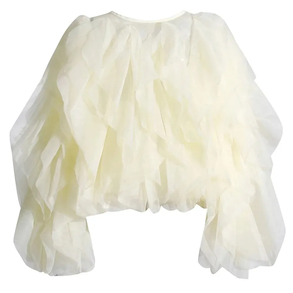 Deria Ruffles Chiffon Blouse