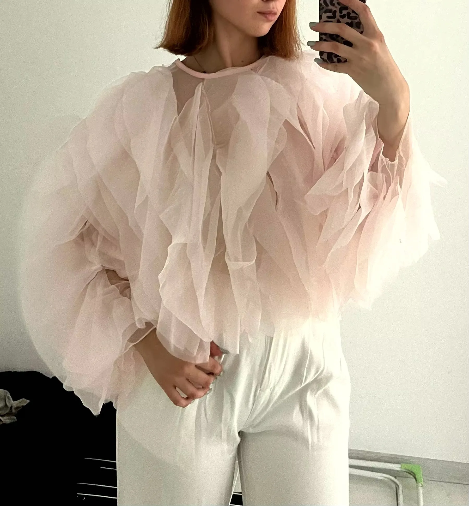 Deria Ruffles Chiffon Blouse