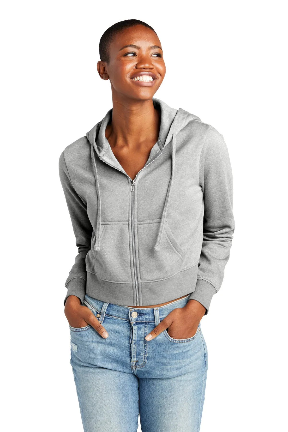 District Women's V.I.T.™ Fleece Full-Zip Hoodie DT6103