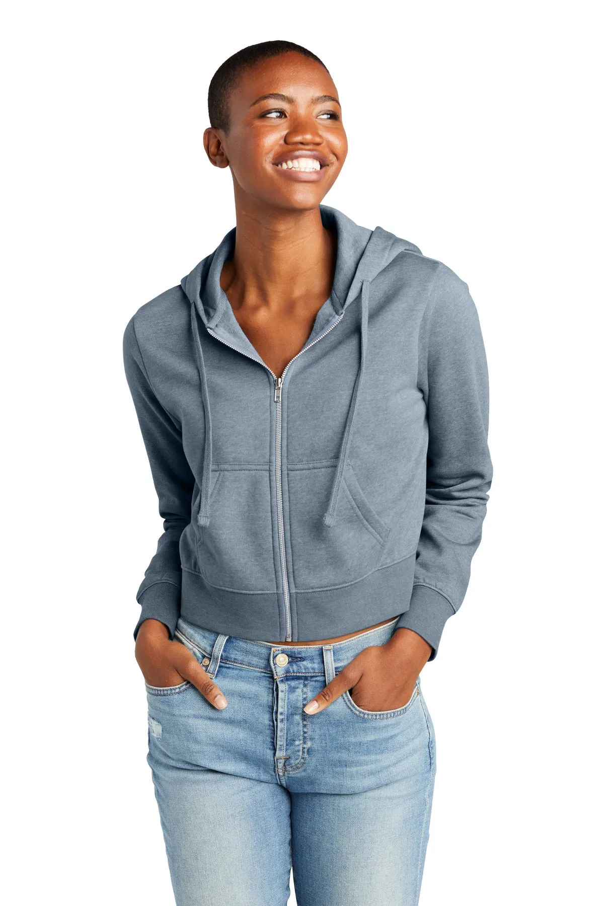 District Women's V.I.T.™ Fleece Full-Zip Hoodie DT6103