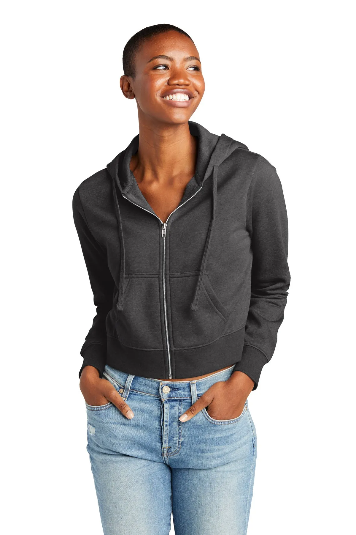 District Women's V.I.T.™ Fleece Full-Zip Hoodie DT6103