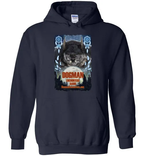 Dogman Encounters Pathfinder Collection Hooded Sweatshirt (design 1, with ripped border)