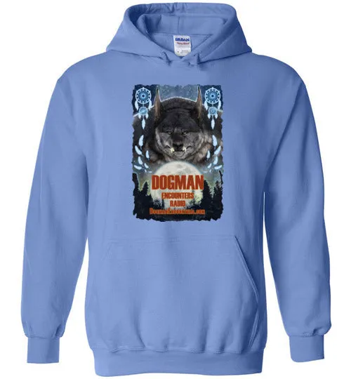 Dogman Encounters Pathfinder Collection Hooded Sweatshirt (design 1, with ripped border)