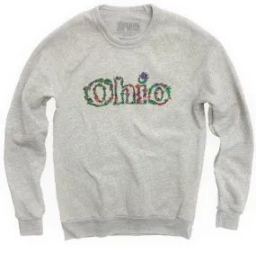 Floral Ohio Crew Sweatshirt (Discontinued)