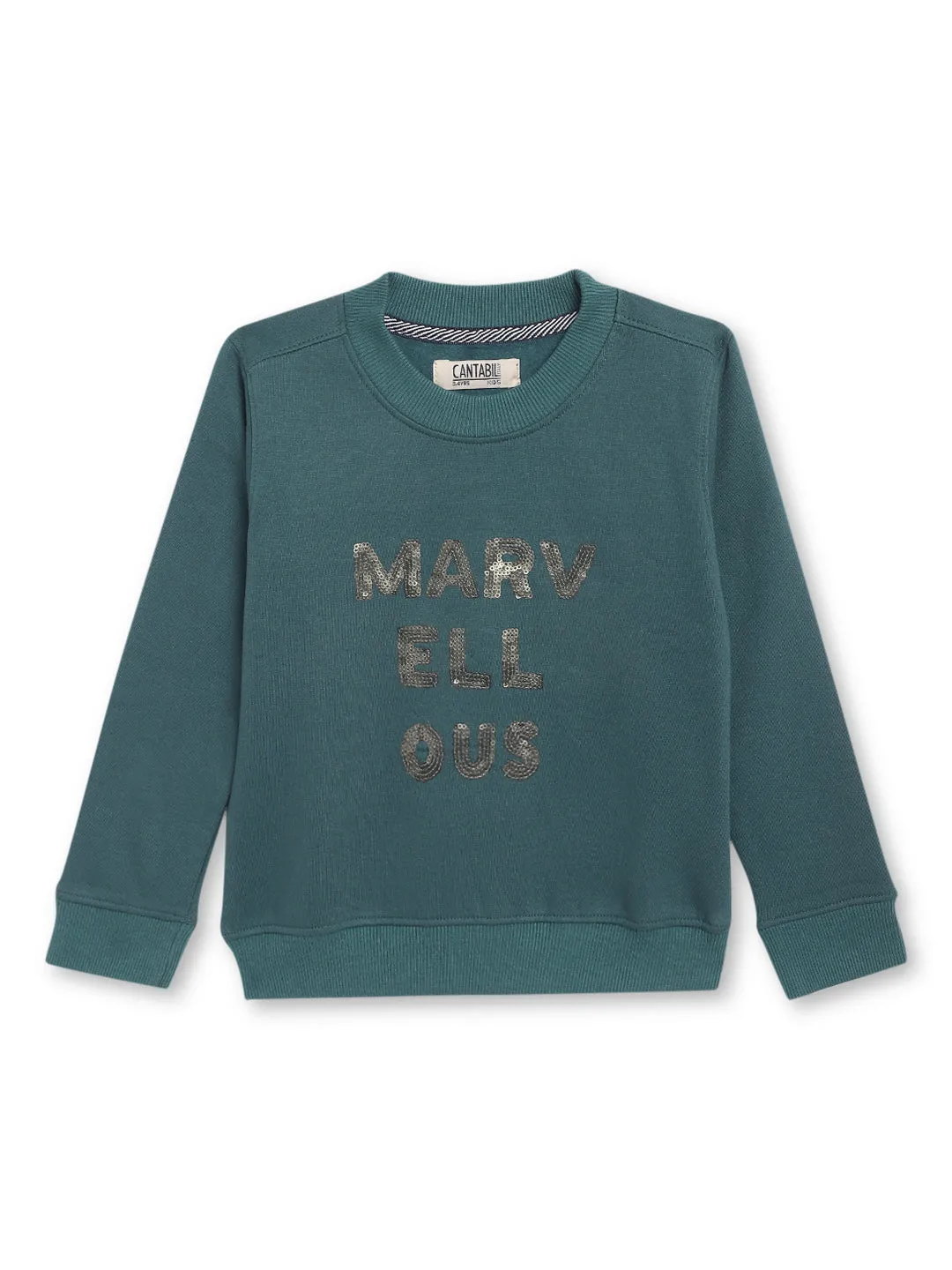 Girls Bottle Green Sweatshirt