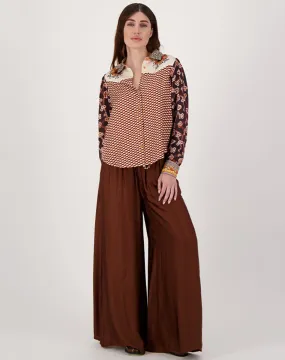 Grace Cropped Sunset Shirt