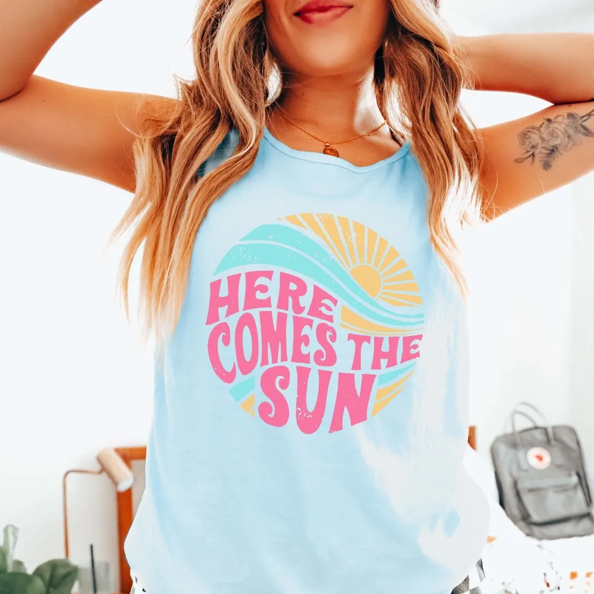 Here Comes The Sun Comfort Color Tank