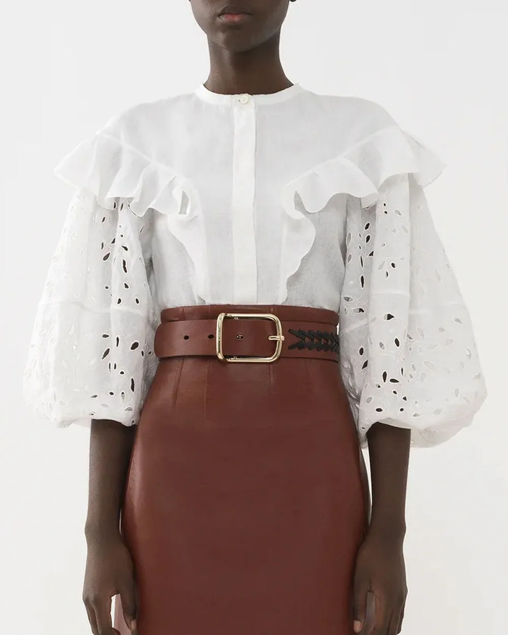 Iconic Milk Eyelet Blouse