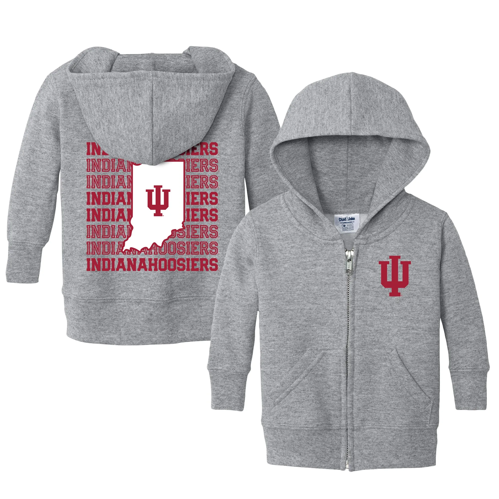 Indiana Hoosiers Retro Infant Full-Zip Sweatshirt