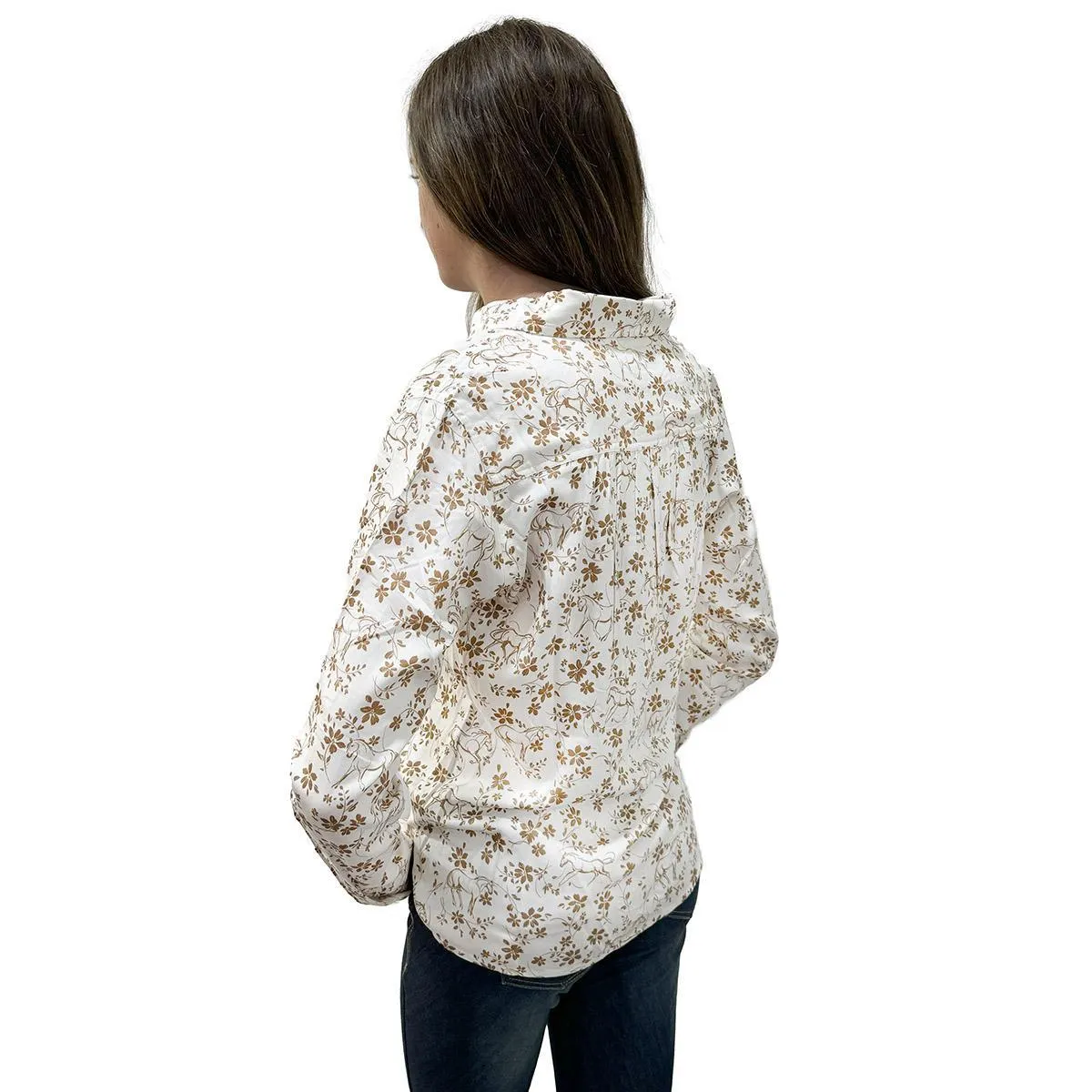 Kerrits Women's Horse Floral Button Up Shirt