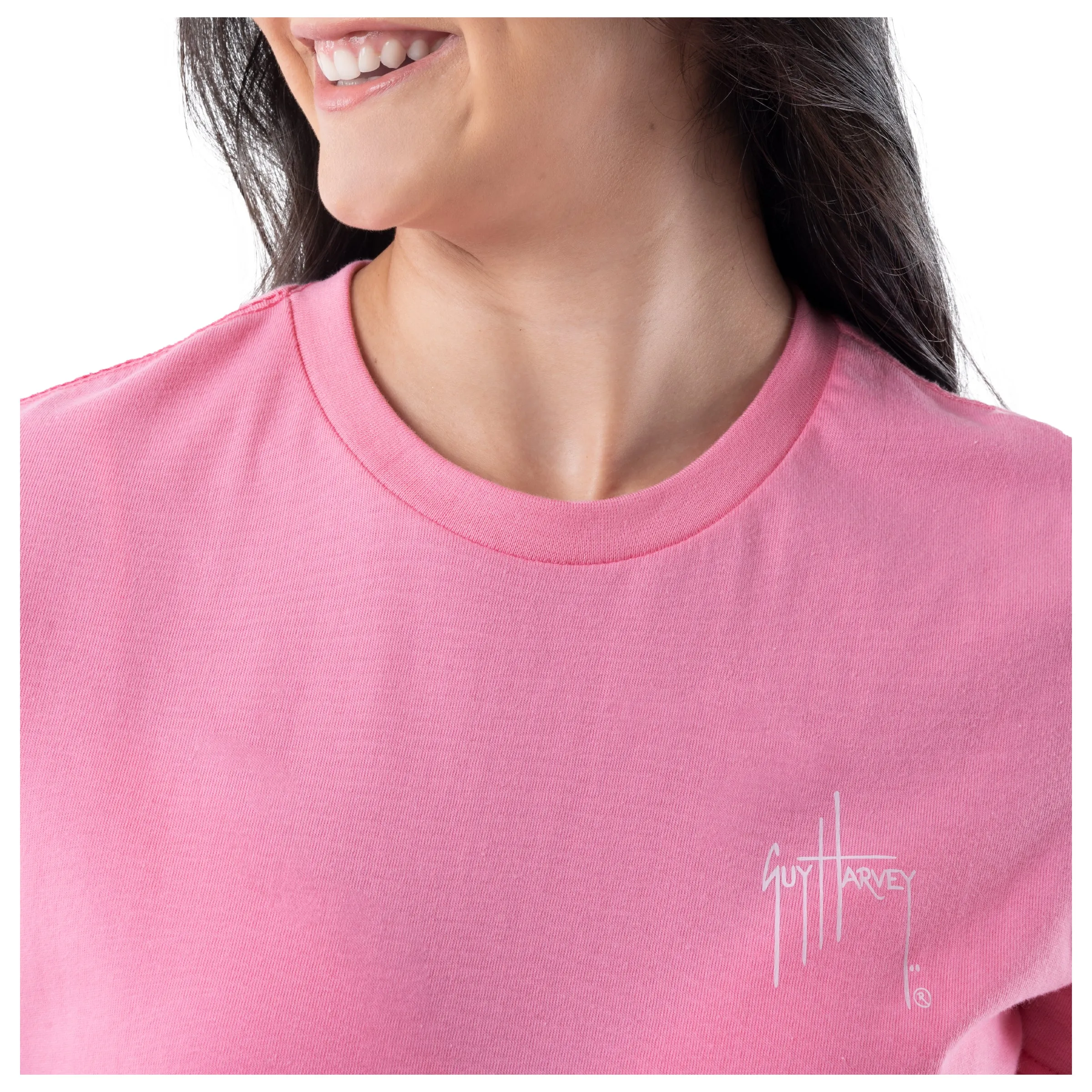 Ladies Turtle Chalk Short Sleeve Crew Neck T-Shirt