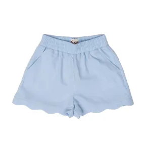 Laura Lt Blue Twill Shorts