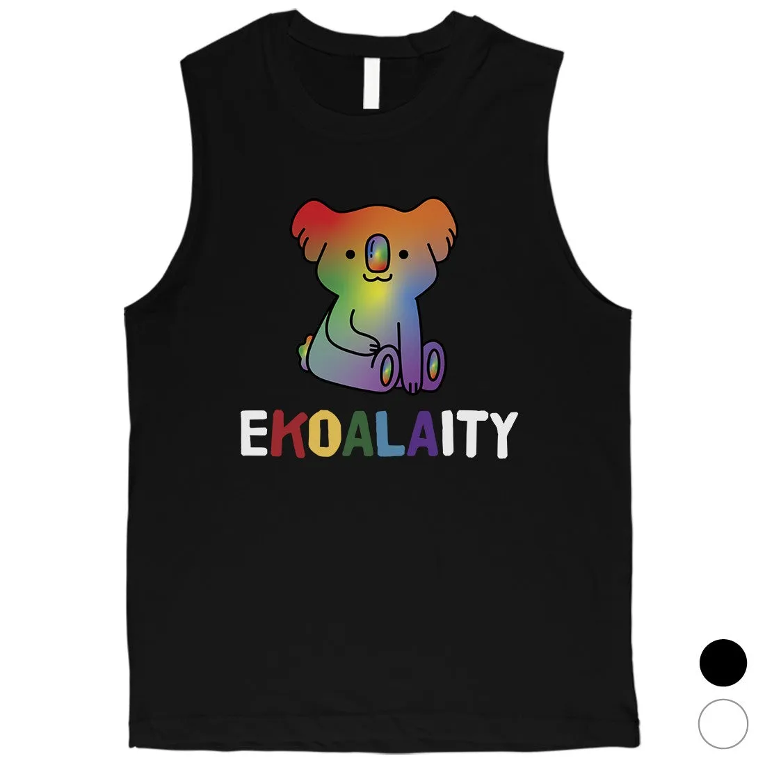 LGBT Ekoalaity Koala Rainbow Mens Muscle Top