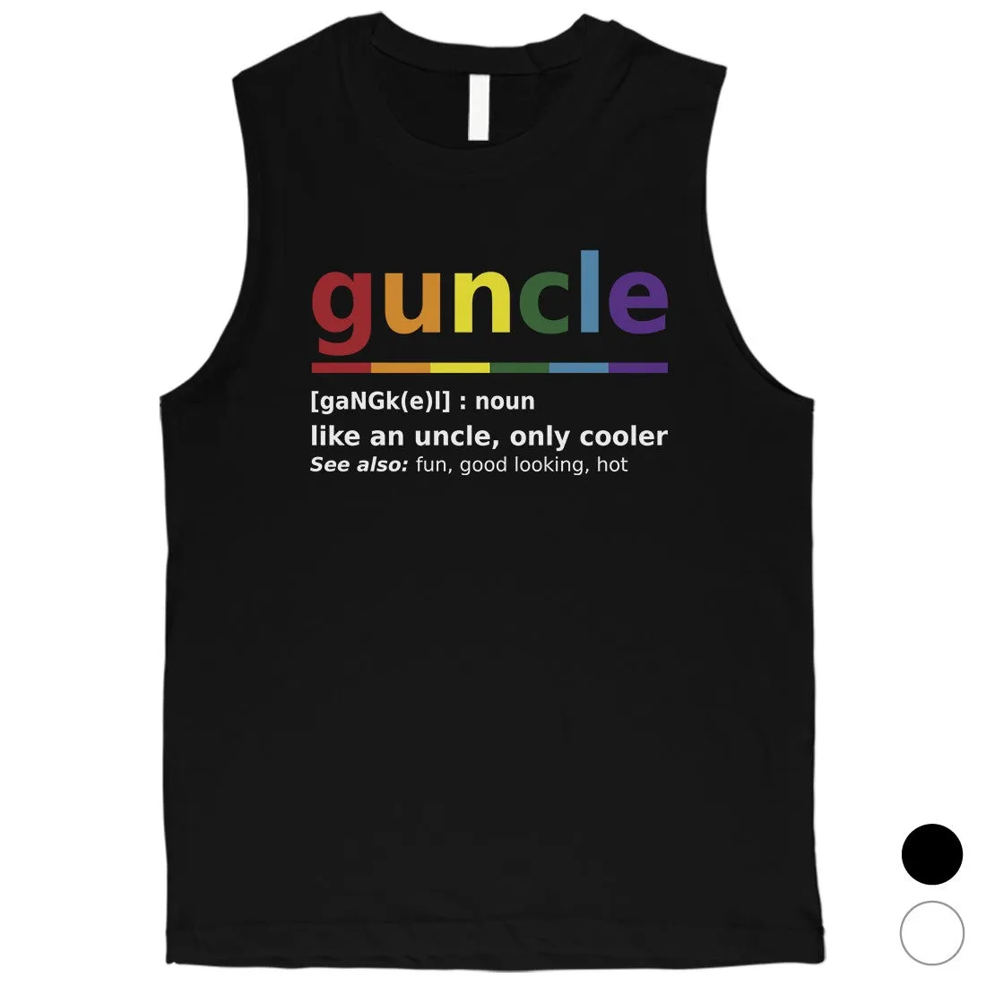 LGBT Guncle Mens Muscle Top