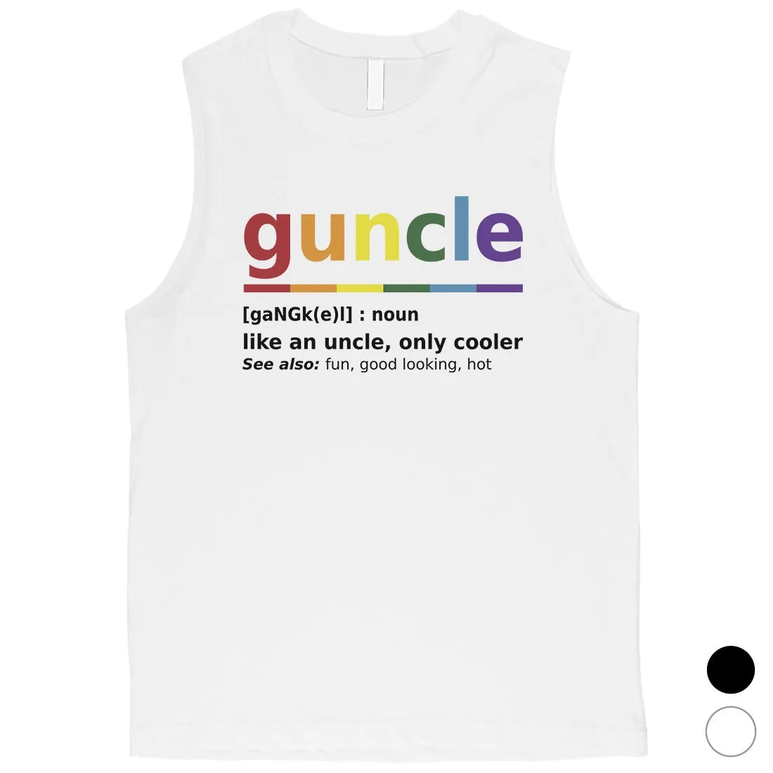 LGBT Guncle Mens Muscle Top