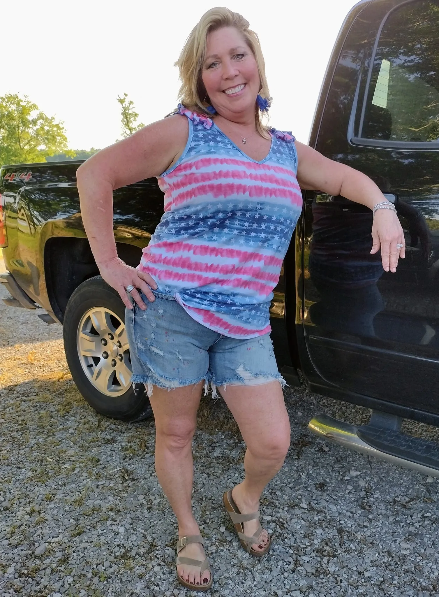 Loverly Patriotic Tank Top