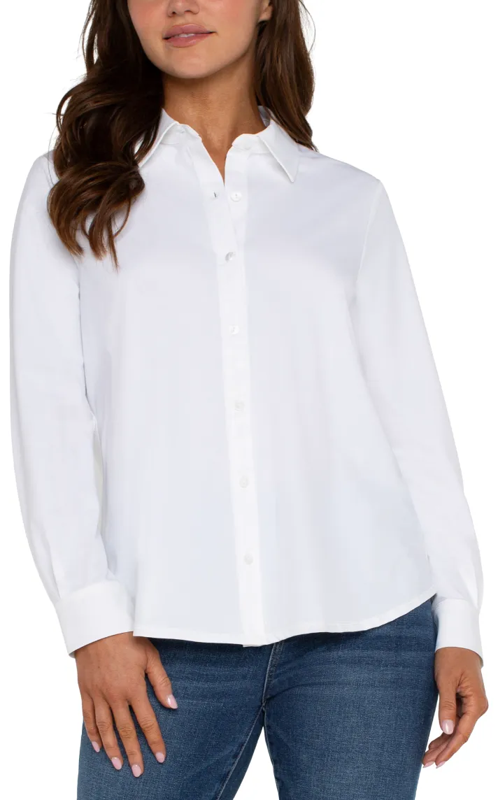 LVRP Button Down Shirt-White