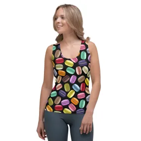 Macaroons Pattern Tank Top