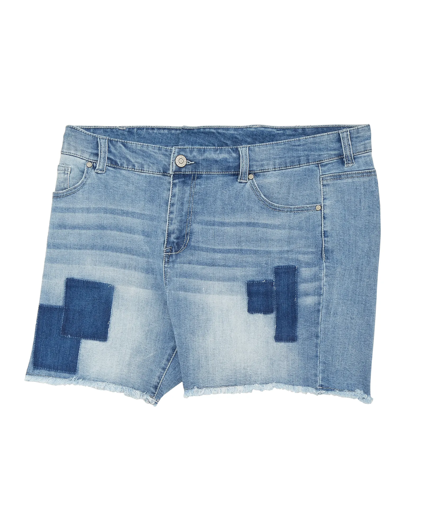 Merida Fray Hem Stretchy Denim Short | Light Wash