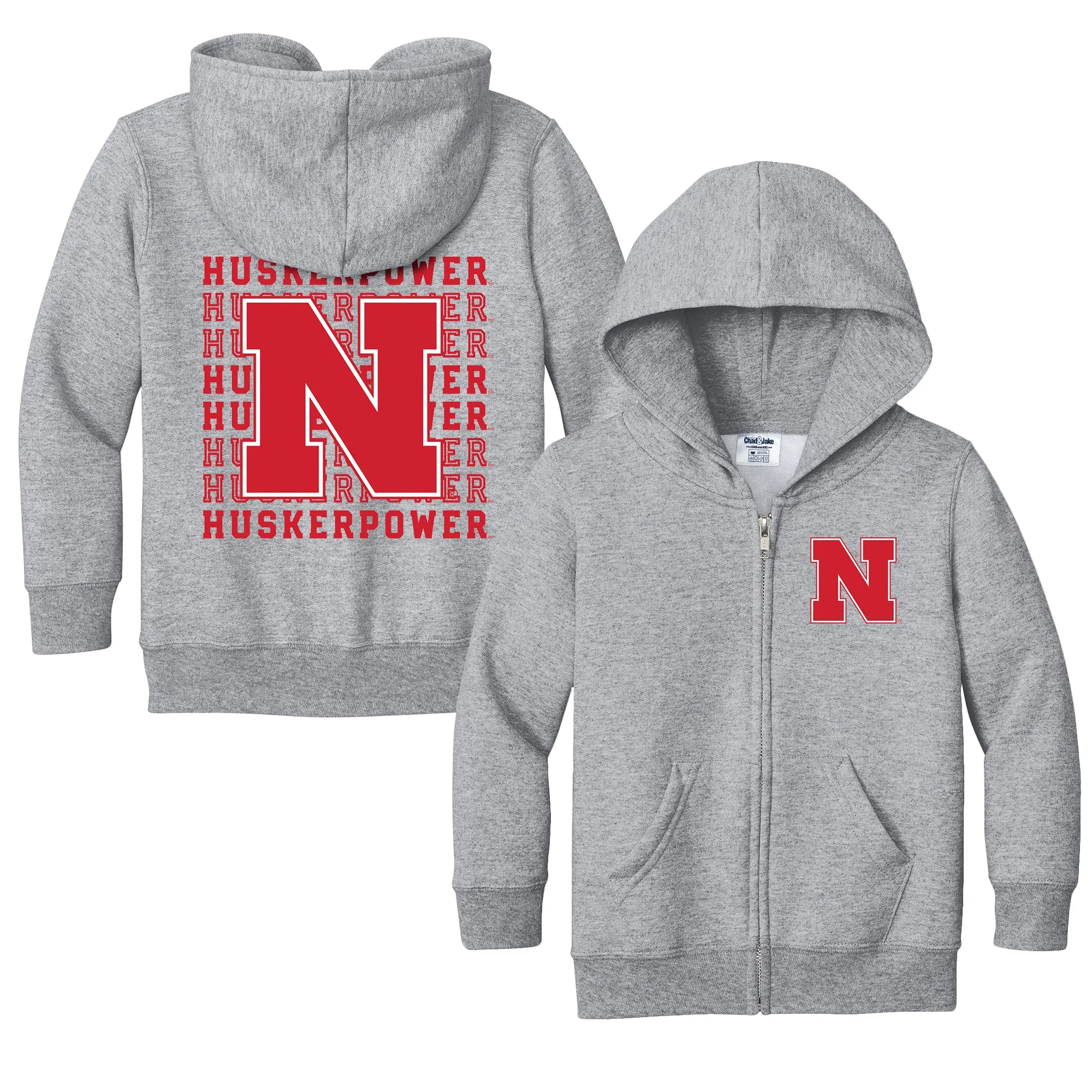 Nebraska Cornhuskers Retro Toddler Full-Zip Sweatshirt