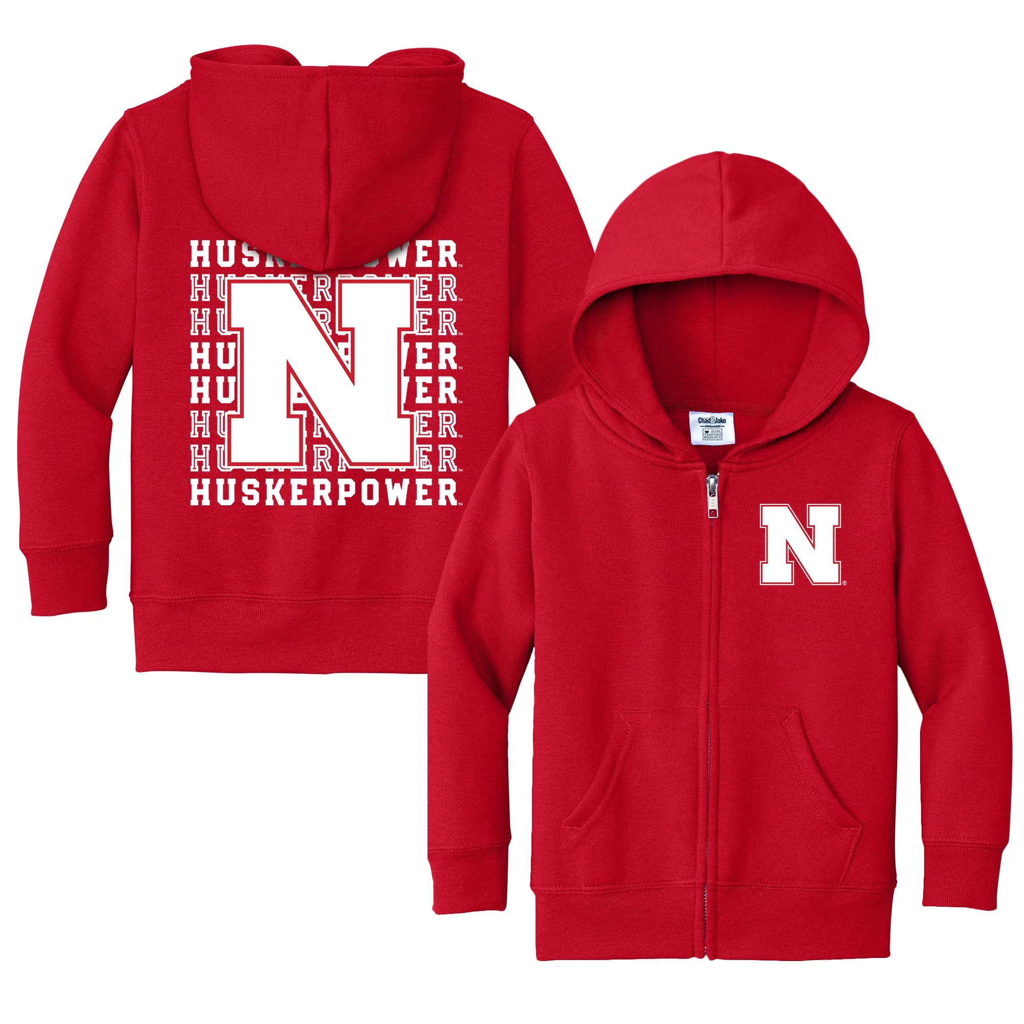 Nebraska Cornhuskers Retro Toddler Full-Zip Sweatshirt