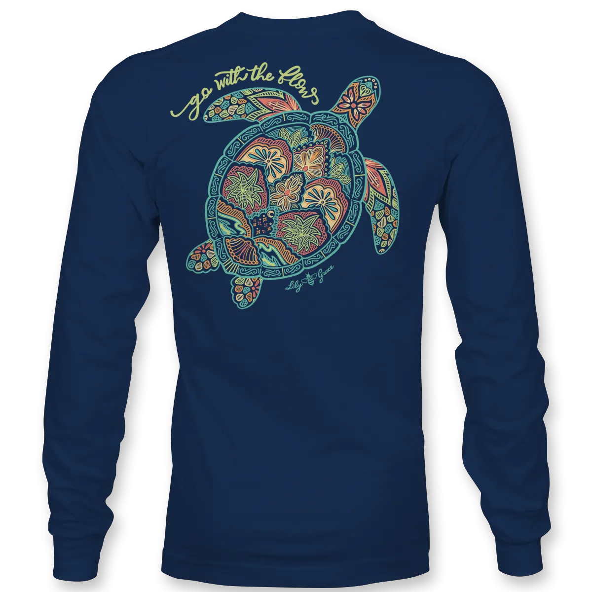 Patterned Turtle - LONG SLEEVE - 20069