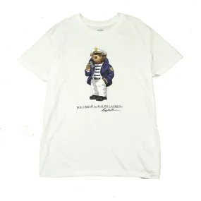 POLO RALPH LAUREN SEA CAPTAIN BEAR TEE (S)  (S)